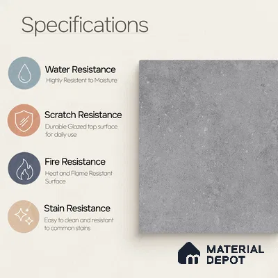 Punch Tile TL 11658 | 2 ft x 2 ft Punch Matte Finish Vitrified Tile - 9 mm