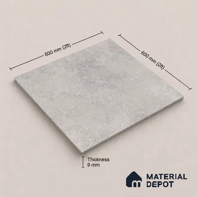 Punch Tile TL 11658 B | 2 ft x 2 ft Punch Matte Finish Vitrified Tile - 9 mm