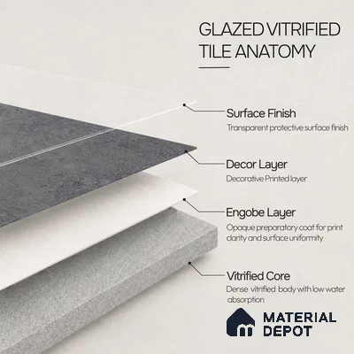 Punch Tile TL 11658 C | 2 ft x 2 ft Punch Matte Finish Vitrified Tile - 9 mm
