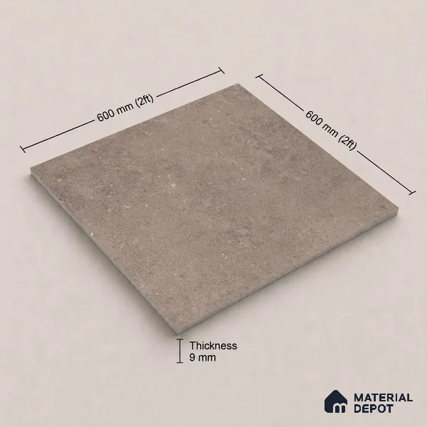 Punch Tile TL 11658 D | 2 ft x 2 ft Punch Matte Finish Vitrified Tile - 9 mm