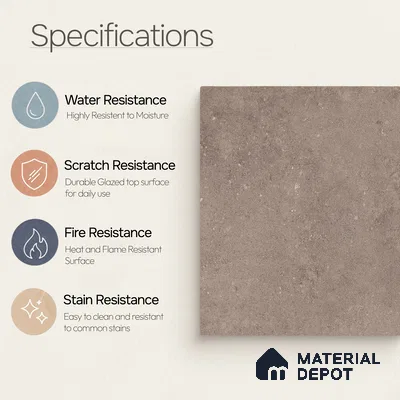 Punch Tile TL 11658 D | 2 ft x 2 ft Punch Matte Finish Vitrified Tile - 9 mm
