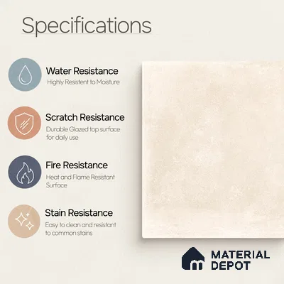 Punch Tile TL 11659 | 2 ft x 2 ft Punch Matte Finish Vitrified Tile - 9 mm