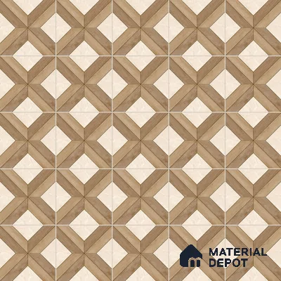 Moroccan Floor & Wall Tile TL 11726 | 8 in x 8 in Vitrified Matte Tile - 9 mm