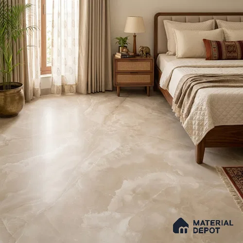 Marble Wall & Floor Tile TL 11746 | 6 ft x 4 ft Vitrified Satin Tile - 9 mm