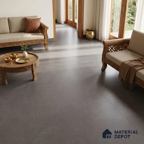 Stone Wall & Floor Tile TL 11748 B | 6 ft x 4 ft Vitrified GHR Tile - 9 mm