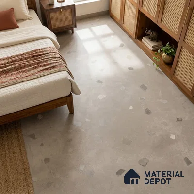 Terrazzo Wall & Floor Tile TL 11750 | 6 ft x 4 ft Vitrified Double Digital Matte Tile - 9 mm