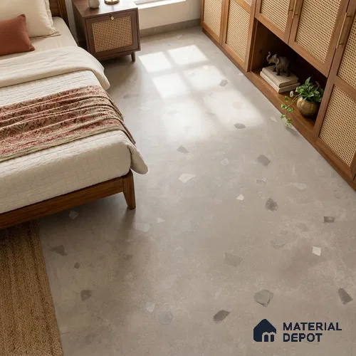 Terrazzo Wall & Floor Tile TL 11750 | 6 ft x 4 ft Vitrified Double Digital Matte Tile - 9 mm