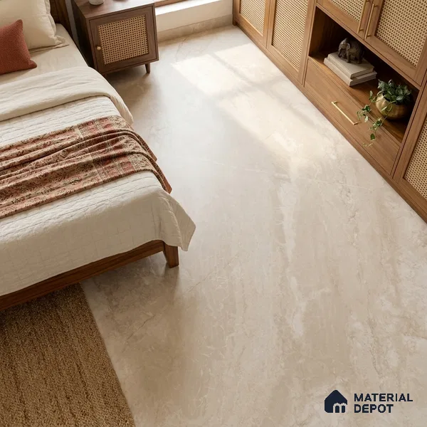 Marble Wall & Floor Tile TL 11752 | 6 ft x 4 ft Vitrified Satin Tile - 9 mm