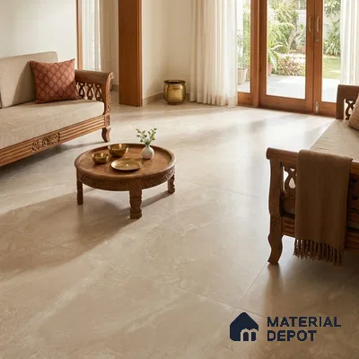 Marble Wall & Floor Tile TL 11752 | 6 ft x 4 ft Vitrified Satin Tile - 9 mm