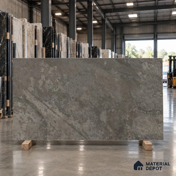 Marble Wall & Floor Tile TL 11753 B | 6 ft x 4 ft Vitrified Metallic Matte Tile - 9 mm