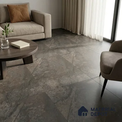 Marble Wall & Floor Tile TL 11753 B | 6 ft x 4 ft Vitrified Metallic Matte Tile - 9 mm