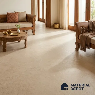 Stone Wall & Floor Tile TL 11754 | 6 ft x 4 ft Vitrified Double Digital Matte Tile - 9 mm