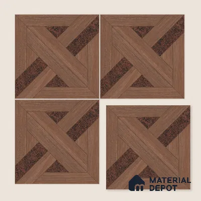 Moroccan Wall Tile TL 11785 | 1 ft x 1 ft Ceramic Matte Tile - 9 mm | Suitable For Bathroom, Balcony, Kitchen