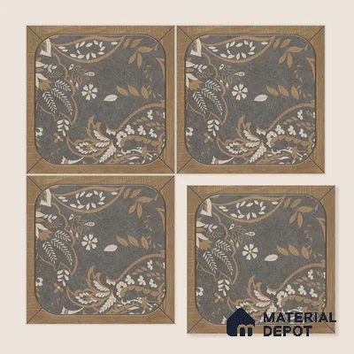 Moroccan Wall Tile TL 11795 | 1 ft x 1 ft Ceramic Matte Tile - 9 mm | Suitable For Bathroom, Balcony, Kitchen