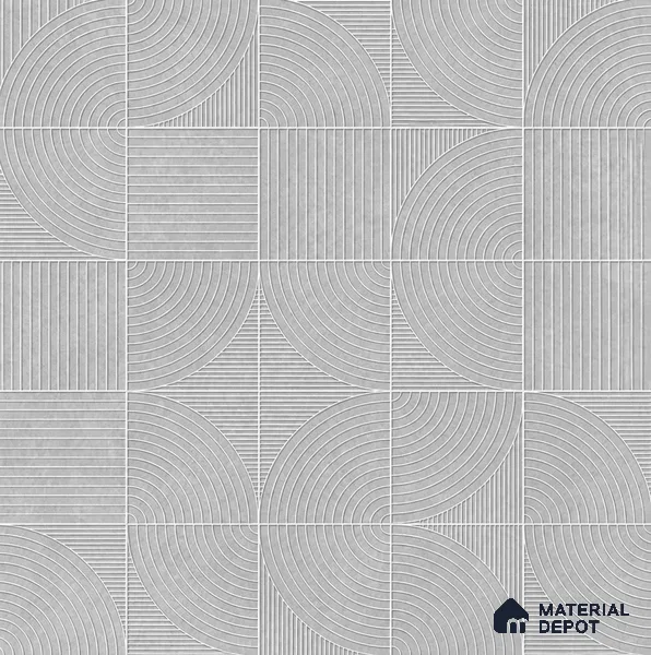 Moroccan Floor Decor Tile TL 11797 B | 2 ft x 2 ft Vitrified Double Digital Matte Tile - 9 mm | Suitable For Courtyard, Balcony, Dining Area