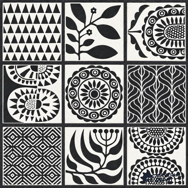 Moroccan Floor Decor Tile TL 11797 F | 2 ft x 2 ft Vitrified Double Digital Matte Tile - 9 mm | Suitable For Kitchen, Accent/Feature Wall, Dining Area