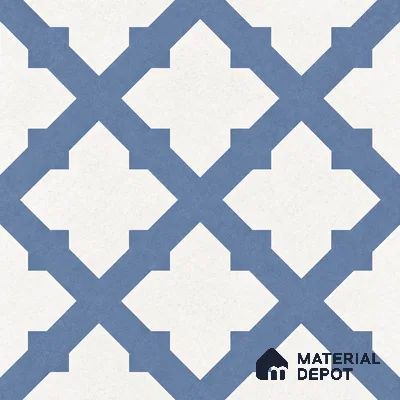Moroccan Floor Decor Tile TL 11797 J | 2 ft x 2 ft Vitrified Double Digital Matte Tile - 9 mm | Suitable For Kitchen, Balcony, Dining Area