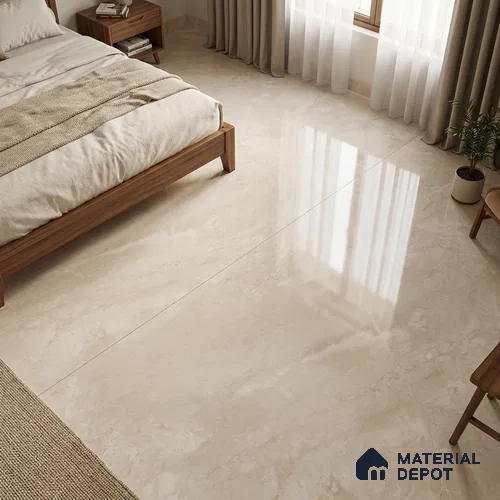 Marble Wall & Floor Tile TL 11814 | 6 ft x 4 ft Vitrified Glossy Tile - 9 mm