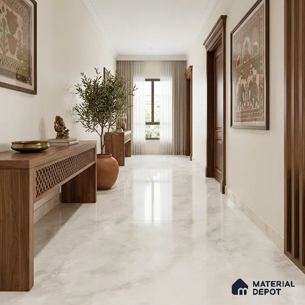 Endless Onyx Wall & Floor Tile TL 11818 6 ft x 4 ft Glossy Finish Vitrified Tile - 9 mm | Suitable For Living Room, Bedroom, Bathroom