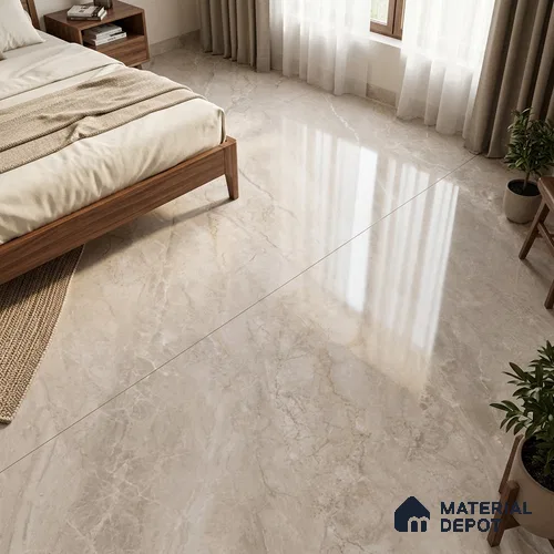 Marble Wall & Floor Tile TL 11820 | 6 ft x 4 ft Vitrified Glossy Tile - 9 mm
