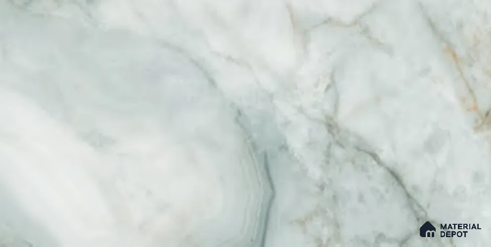 Marble Wall & Floor Tile TL 11892 Green 4 ft x 2 ft Glossy Finish Vitrified Tile - 9 mm | 4 Random Designs | Suitable For Living Room, Bedroom, Dining