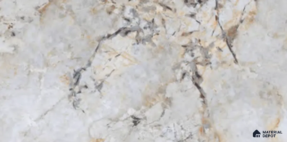 Marble Wall & Floor Tile TL 11893 Grey 4 ft x 2 ft Glossy Finish Vitrified Tile - 9 mm | Suitable For Living Room, Bedroom, Dining
