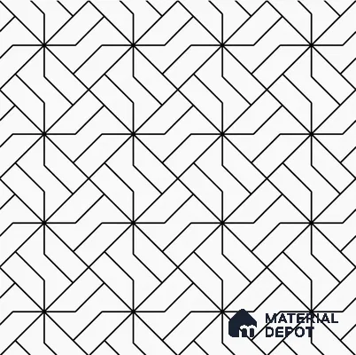 Moroccan Floor & Wall Tile TL 11912 | 2 ft x 2 ft Carving Matte Finish  Vitrified Tile - 9 mm | Suitable For Balcony, Kitchen, Dining Area