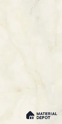 Marble Wall & Floor Tile TL 12017 Cream 4 ft x 2 ft Glossy Finish Vitrified Tile - 9 mm | 4 Random Designs | Suitable For Living Room, Bedroom, Dining