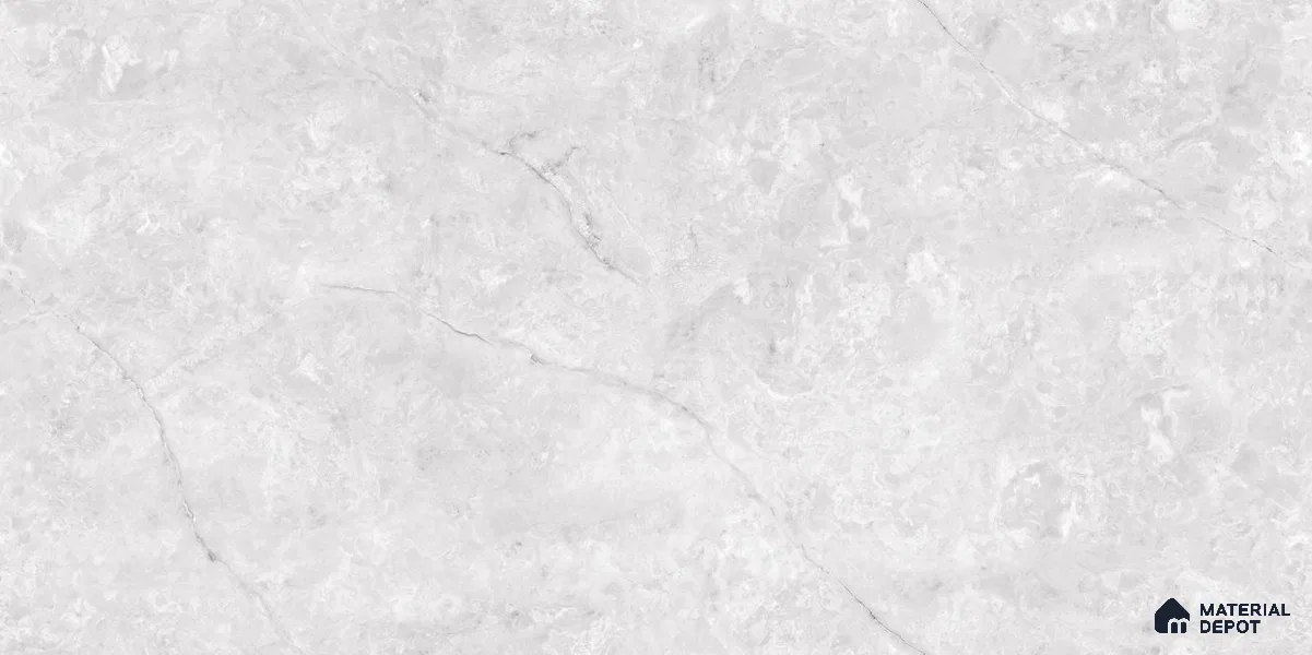 Marble Wall & Floor Tile TL 12028 B Grey 4 ft x 2 ft Glossy Finish Vitrified Tile - 9 mm | 5 Random Designs | Suitable For Living Room, Bedroom, Dining