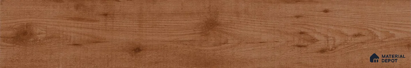 Wooden Plank Floor Tile TL 12095 Peachwood Glow 3 ft x 6 inc Matte Finish Porcelain Tile - 9 mm | Suitable for Living Room, Bedroom, Dining & Foyer