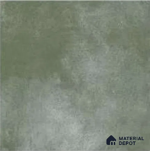 Cement Look Matte Carving Finish Green Vitrified Floor Tile | TL 12131 G | 1 ft x 1 ft - 9 mm | Suitable For Living Room, Hall & Foyer