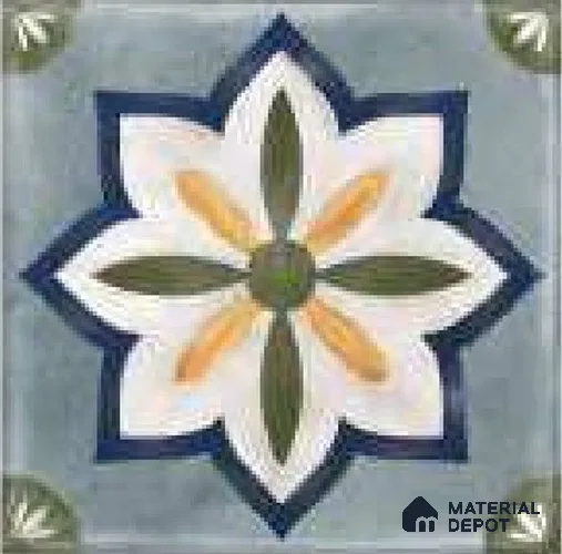 Moroccans Wall Tile TL 12132 80386 Lucido Phool 8 inc x 8 inc Glossy Finish  Vitrified Tile - 9 mm