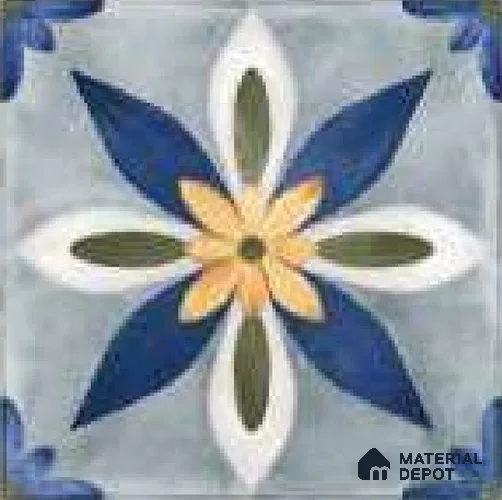 Moroccans Wall Tile TL 12134 80382 Lucido Bloom 8 inc x 8 inc Glossy Finish  Vitrified Tile - 9 mm