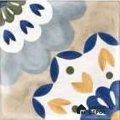 Moroccans Wall Tile TL 12135 80381 Lucido Floral 8 inc x 8 inc Glossy Finish  Vitrified Tile - 9 mm