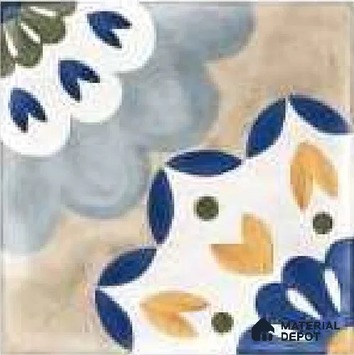 Moroccans Wall Tile TL 12135 80381 Lucido Floral 8 inc x 8 inc Glossy Finish Vitrified Tile - 9 mm