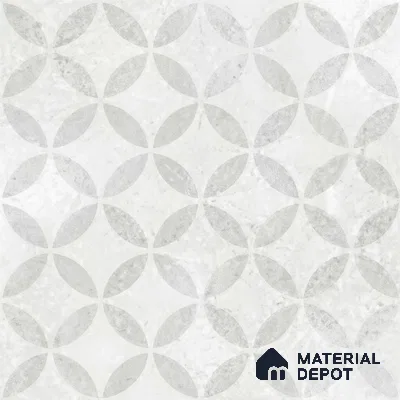 Moroccan Floor Tile TL 12144 B 20285 Mist Viena 1 ft x 1 ft Matte Finish Vitrified Tile - 9 mm | Suitable For Bathroom, Balcony, Kitchen