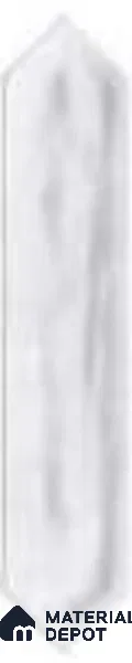 Subway & Backsplash Wall Tile TL 12145 K Blanco Picket 10 inc x 2 inc Glossy Finish Ceramic Tile - 9 mm