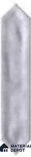 Subway & Backsplash Wall Tile TL 12145 M Grigio Picket 10 inc x 2 inc Glossy Finish Ceramic Tile - 9 mm