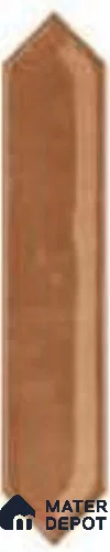 Subway & Backsplash Wall Tile TL 12145 P Desert Brown Picket 10 inc x 2 inc Glossy Finish Ceramic Tile - 9 mm