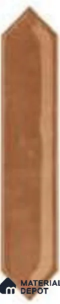 Subway & Backsplash Wall Tile TL 12145 P Desert Brown Picket 10 inc x 2 inc Glossy Finish Ceramic Tile - 9 mm