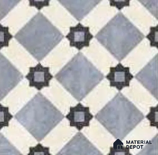 Moroccans Floor & Wall Tile TL 12151 J SP 80017 Urban Clearwater 8 inc x 8 inc Matte Finish  Vitrified Tile - 9 mm