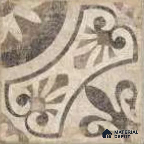 Moroccans Floor & Wall Tile TL 12153 E SP 80091 Vintage Elora Gris 8 inc x 8 inc Matte Finish Vitrified Tile - 9 mm