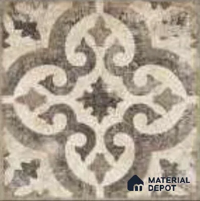 Moroccans Floor & Wall Tile TL 12153 SP 80051 Vintage Octavia Gris 8 inc x 8 inc Matte Finish  Vitrified Tile - 9 mm