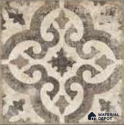 Moroccans Floor & Wall Tile TL 12153 SP 80051 Vintage Octavia Gris 8 inc x 8 inc Matte Finish  Vitrified Tile - 9 mm