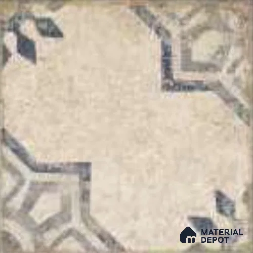Moroccans Floor & Wall Tile TL 12153 I SP 80082 Vintage Orion Azul 8 inc x 8 inc Matte Finish Vitrified Tile - 9 mm