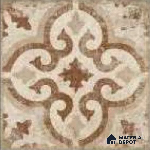 Moroccans Floor & Wall Tile TL 12153 K SP 80053 Vintage Octavia Caffe 8 inc x 8 inc Matte Finish Vitrified Tile - 9 mm