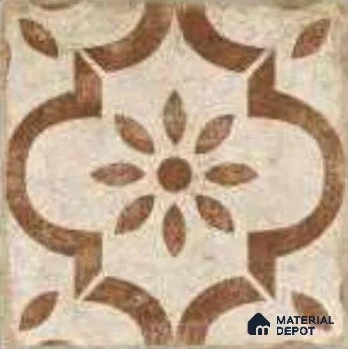 Moroccans Floor & Wall Tile TL 12153 L SP 80063 Vintage Mesina Caffe 8 inc x 8 inc Matte Finish Vitrified Tile - 9 mm