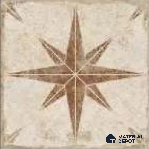 Moroccans Floor & Wall Tile TL 12153 M SP 80073 Vintage Jewel Caffe 8 inc x 8 inc Matte Finish Vitrified Tile - 9 mm