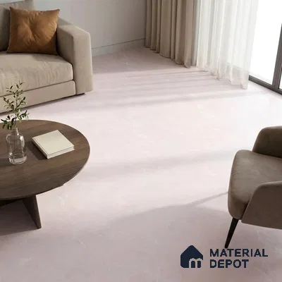 Marbles & Stones Floor Tile TL 12169 Oriental Blanco Endless 6 ft x 4 ft Matte Finish  Vitrified Tile - 9 mm