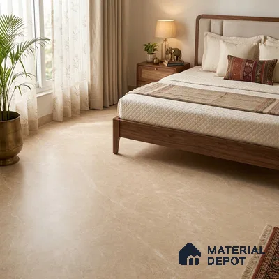 Marbles & Stones Floor Tile TL 12171 Provenza Beige Endless 6 ft x 4 ft Matte Finish  Vitrified Tile - 9 mm